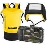 Фотоаппарат компактный Nikon Coolpix AW130 Camouflage Diving Kit