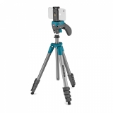 Compact Action Smart with hybrid head and phone clamp, blue