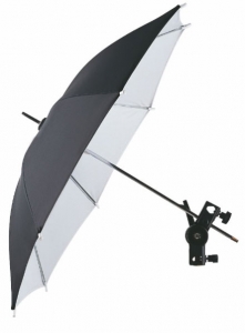 Зонт черный/белый URN-32BW1