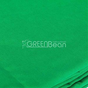 Зеленый тканевый фон хромакей GreenBean Field 300 х 700 Green