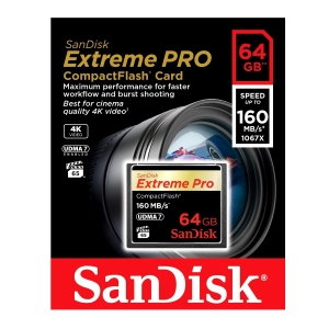 SanDisk Extreme Pro CompactFlash 64 Gb 160MB/s