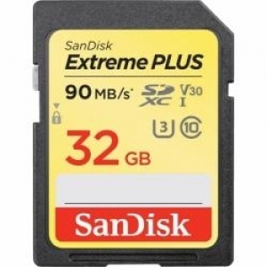 Карта памяти SanDisk Extreme PLUS SDHC 32GB UHS-3 SDSDXWF-032G-GNCIN