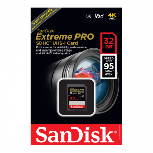 Карта памяти SanDisk 32 GB SDHC UHS-I U3 Extreme Pro SDSDXXG-032G-GN4IN