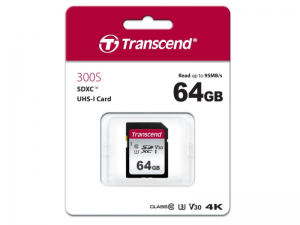Карта памяти Transcend UHS-I SD 300S 64GB