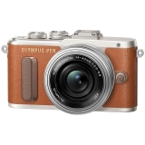 Фотоаппарат системный Olympus E-PL8 brown + 14-42 EZ silver