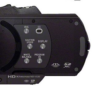 Видеокамера Flash HD Sony NEX-VG30EH