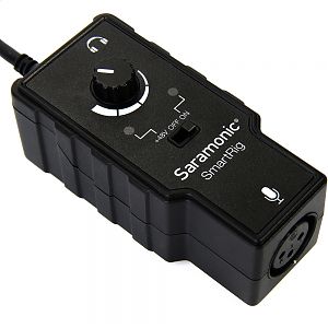 Адаптер Saramonic SmartRig XLR/3,5 мм мини-джек для смартфонов и планшетов iPhone и Android